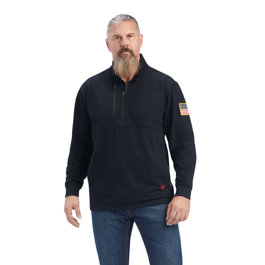 Product image for Men's FR DuraStretch Fleece 1/2 Zip Job Shirt