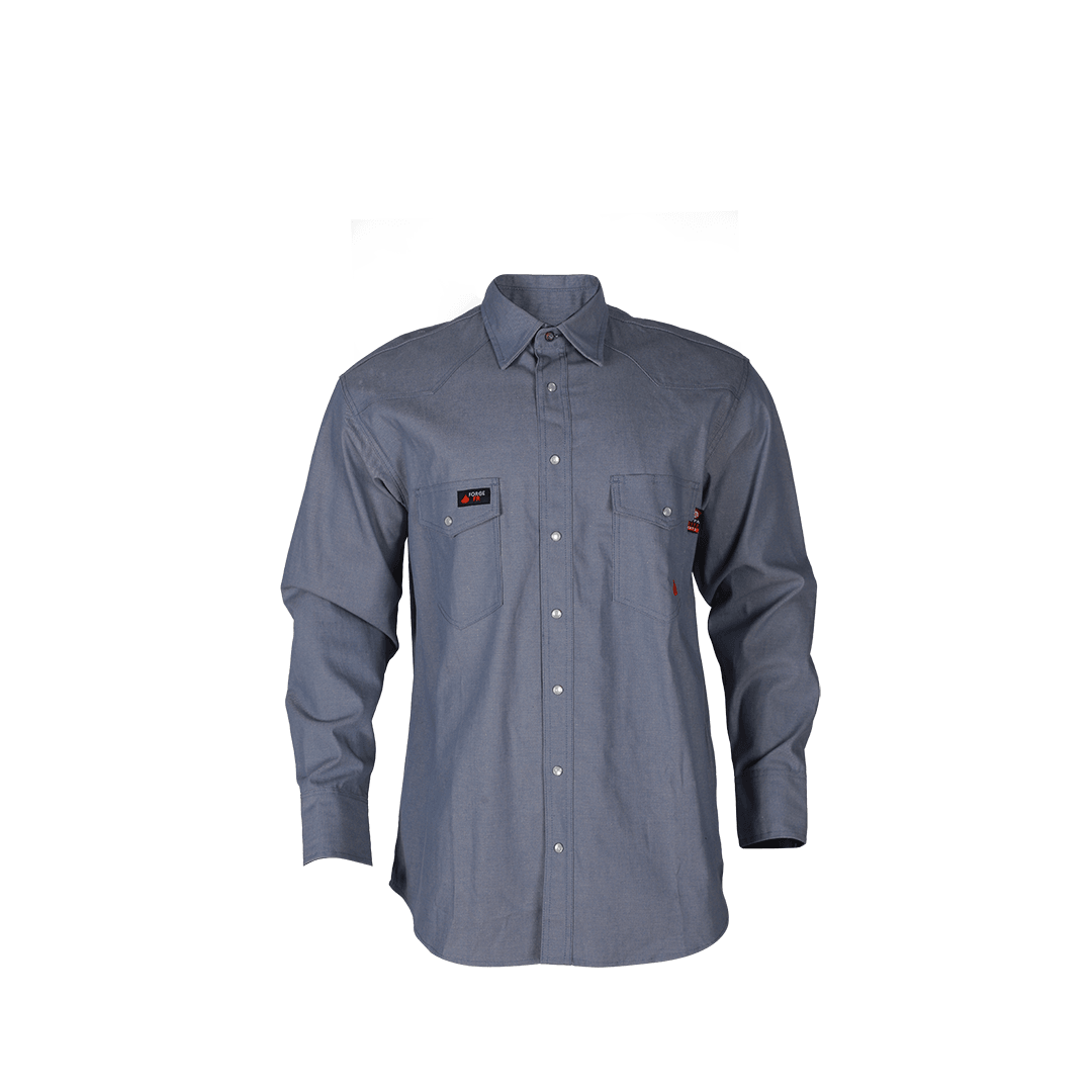 Product image for FR Men's Chambray Long Sleeve Shirt