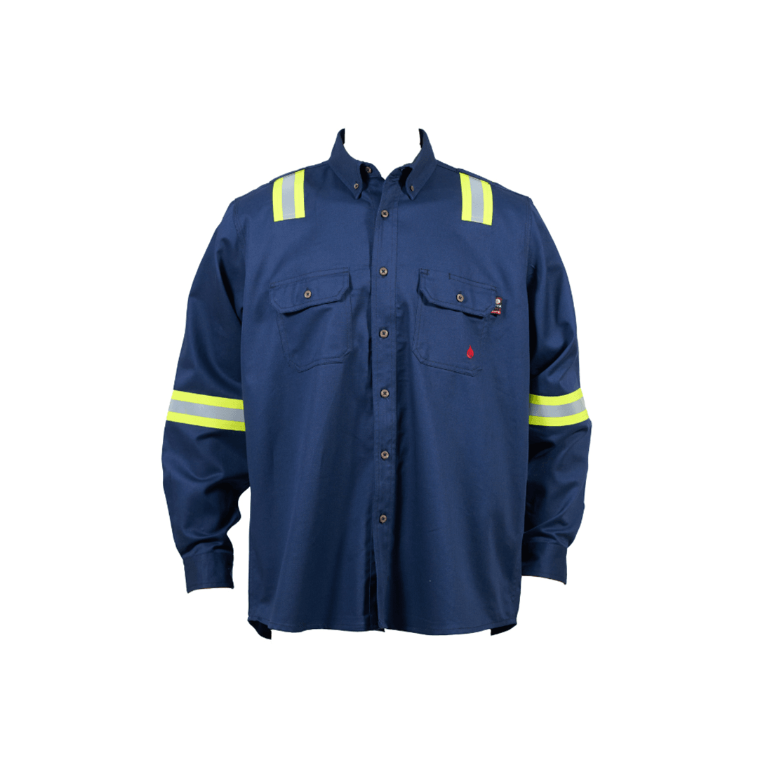 Product image for FR Men's Button Solid Taping Shirt