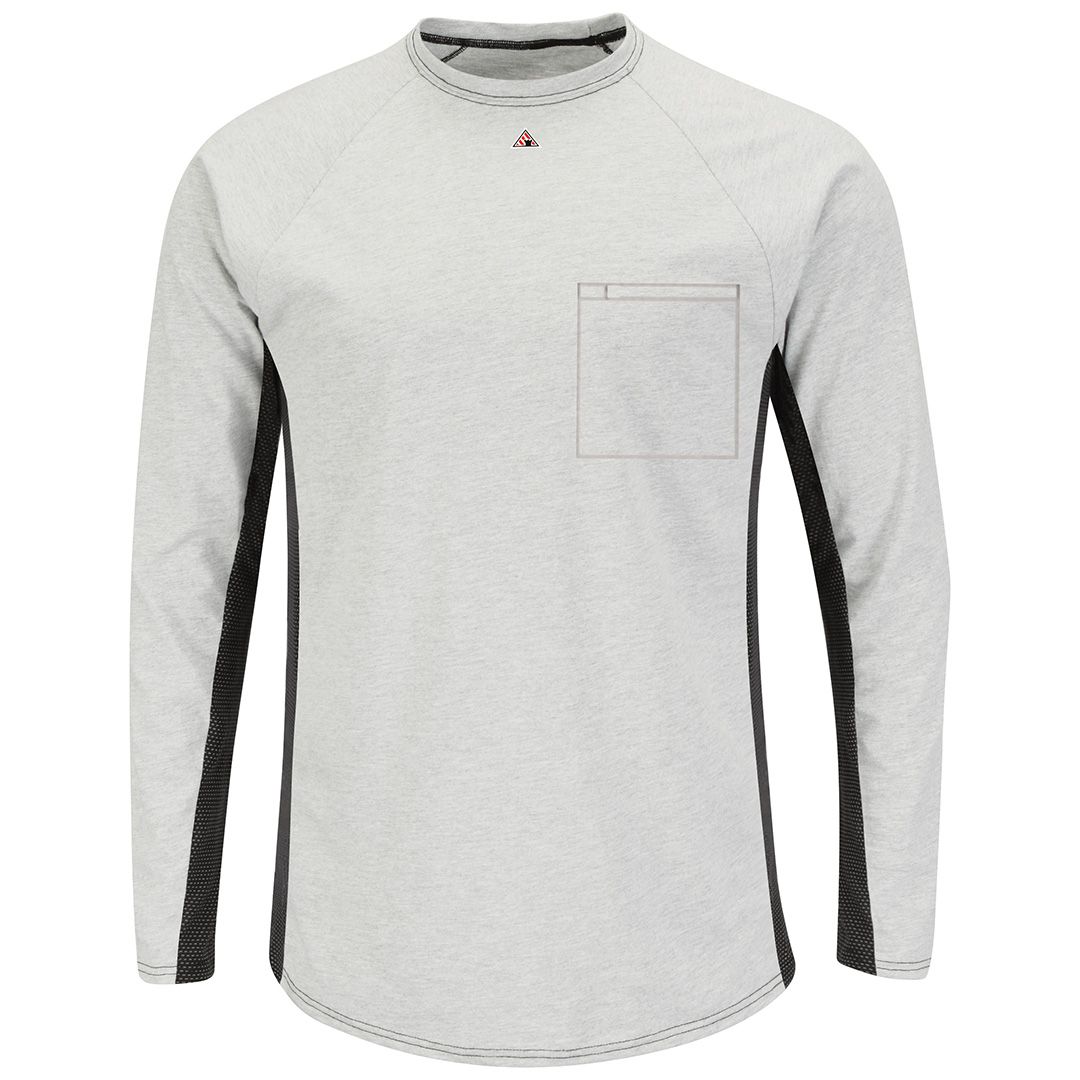 Product image for Men's FR Long Sleeve Base Layer with Concealed Chest Pocket