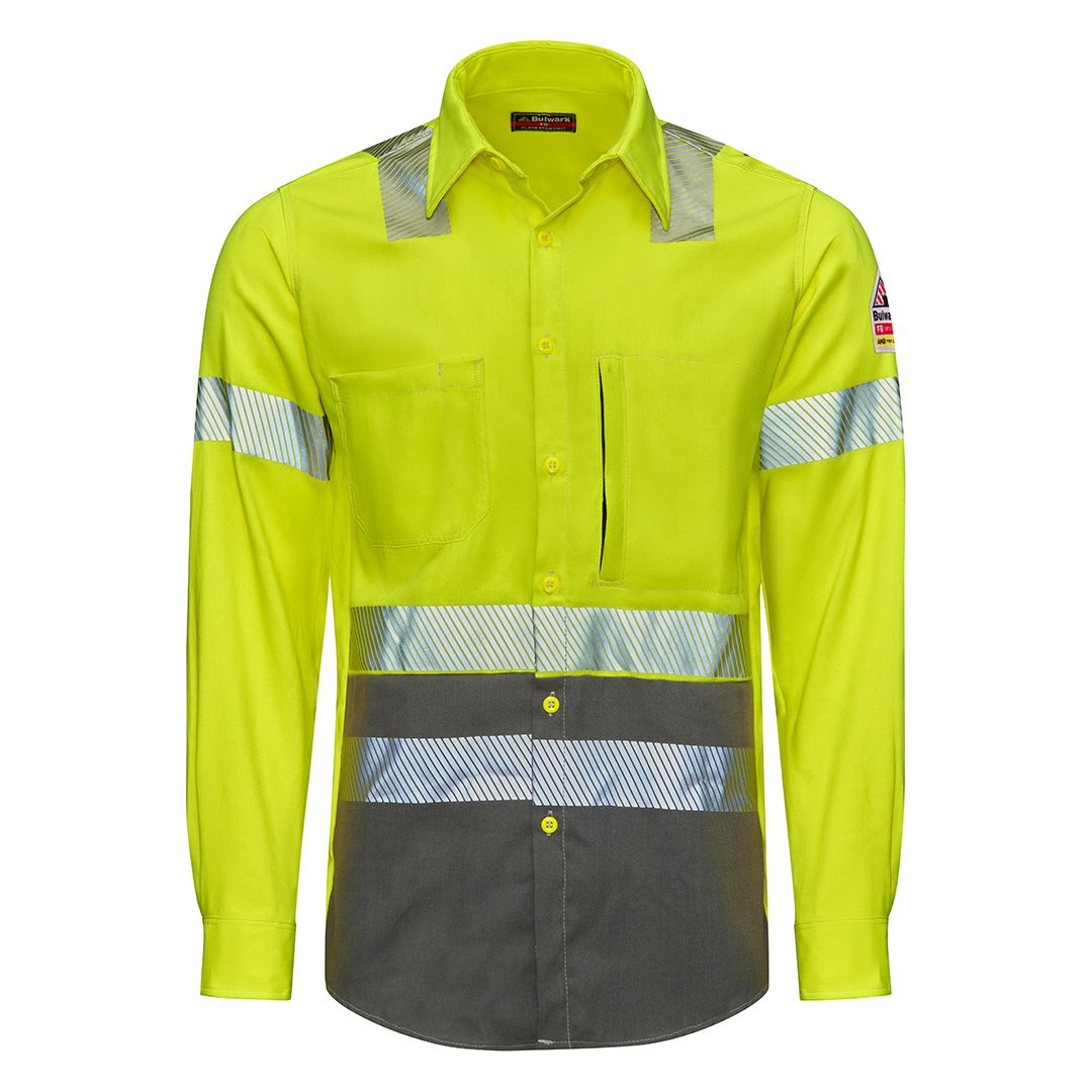 Product image for Men's Hi-Visibility Color Block Uniform Shirt